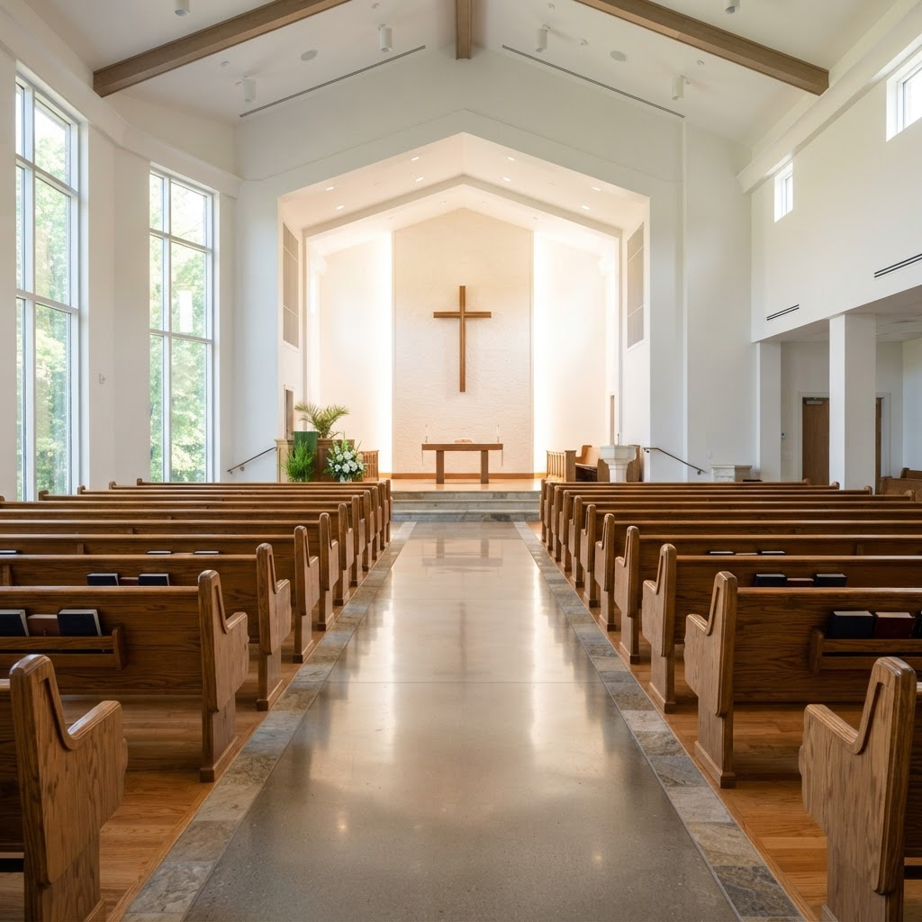 Places of Worship facility cleaned by Calibrate Commercial